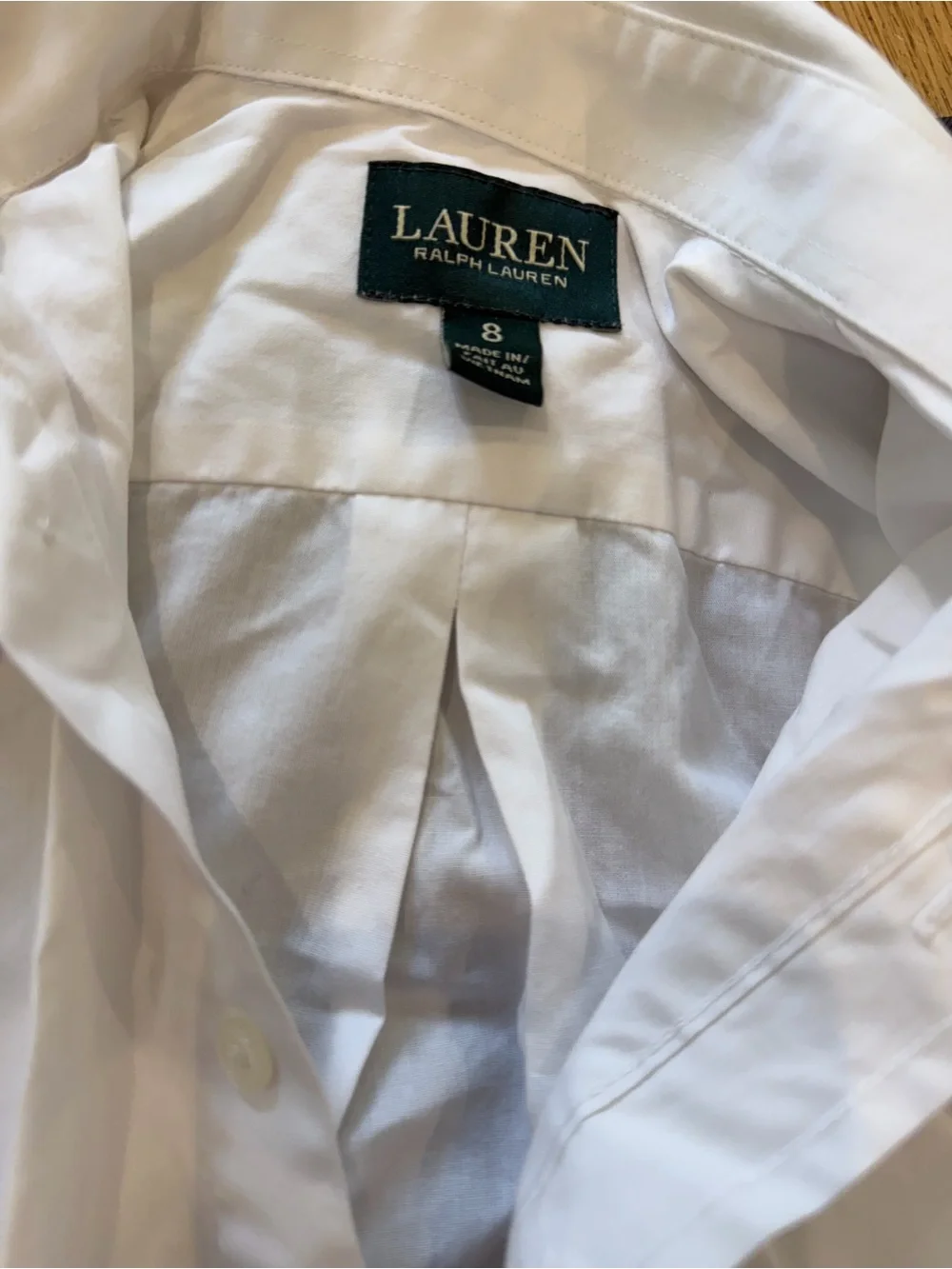 Ralph Lauren crisp white